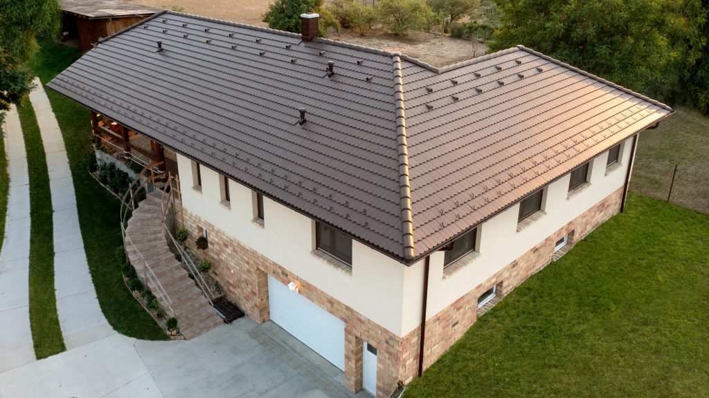 Mocca színű Rundo tetőcserép